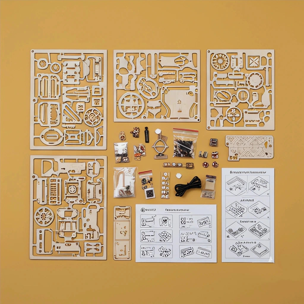 BysageCraft DIY Book Nook Precious Beast Retreat Wooden Model Kit 4