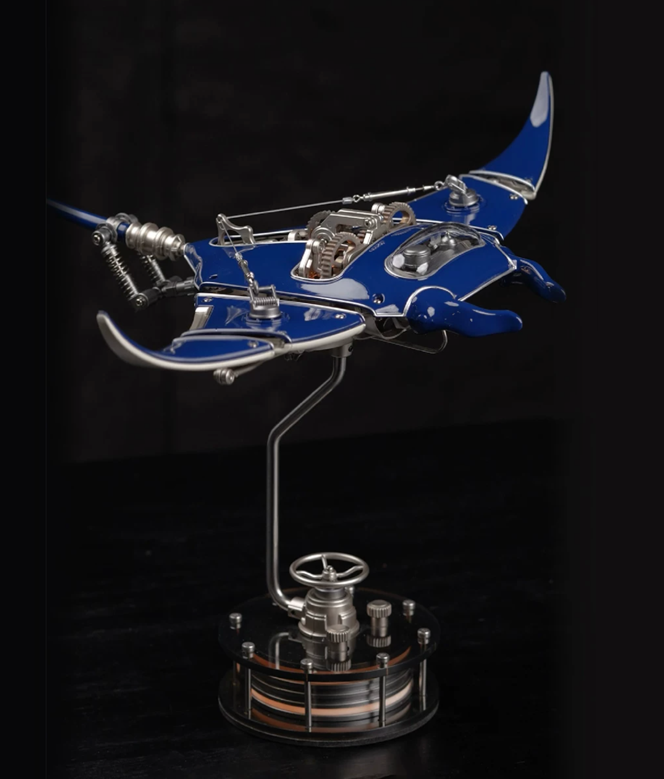 BysageCraft Mechanical Manta Ray 3D Metal Puzzle Model Kit 2