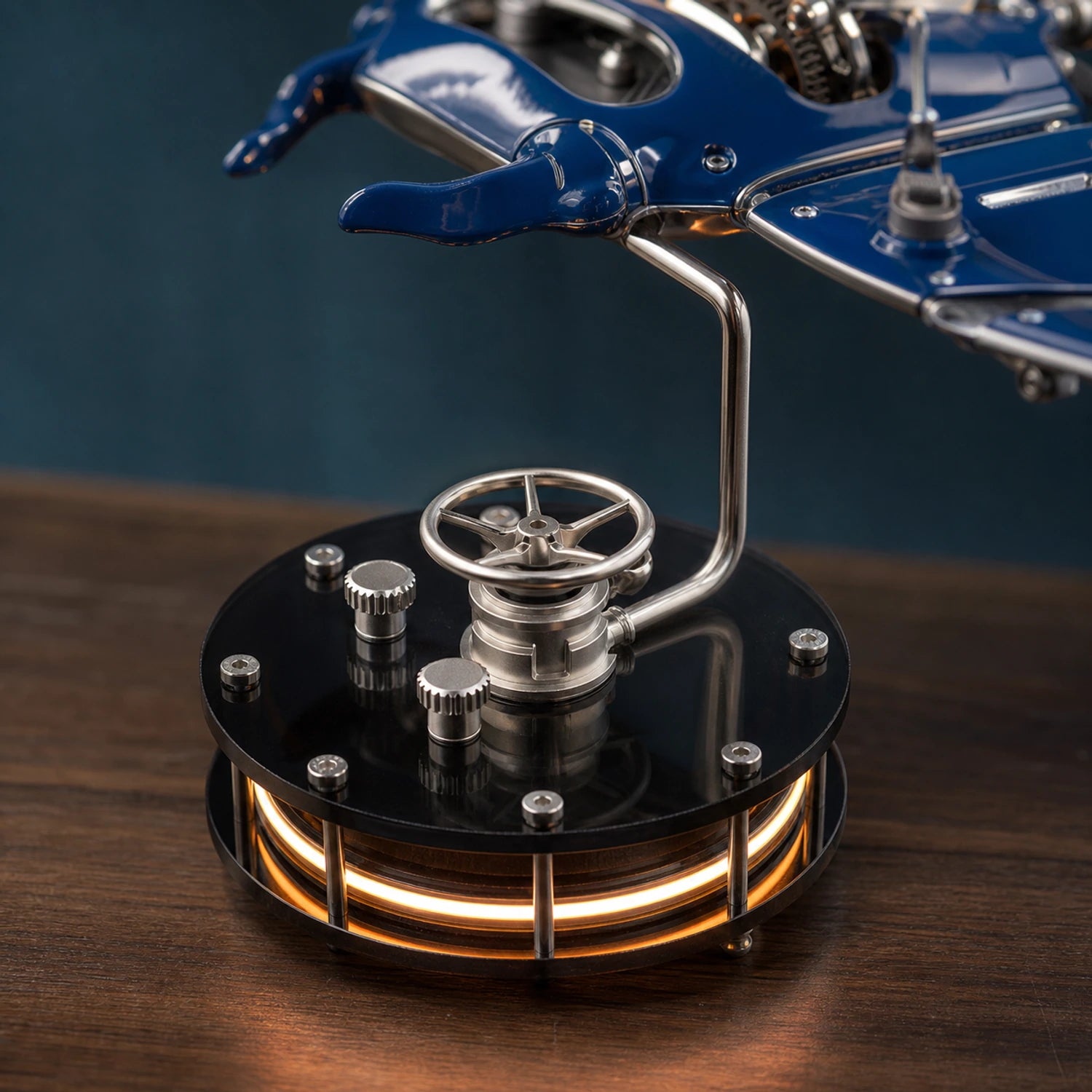 BysageCraft Mechanical Manta Ray 3D Metal Puzzle Model Kit 4