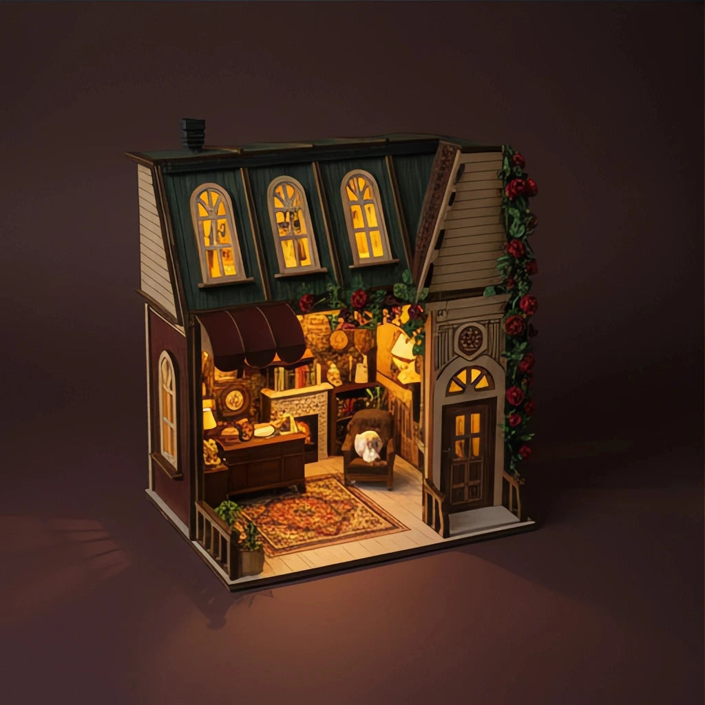 BysageCraft Rose Detective Agency DIY Book Nook Kit 3