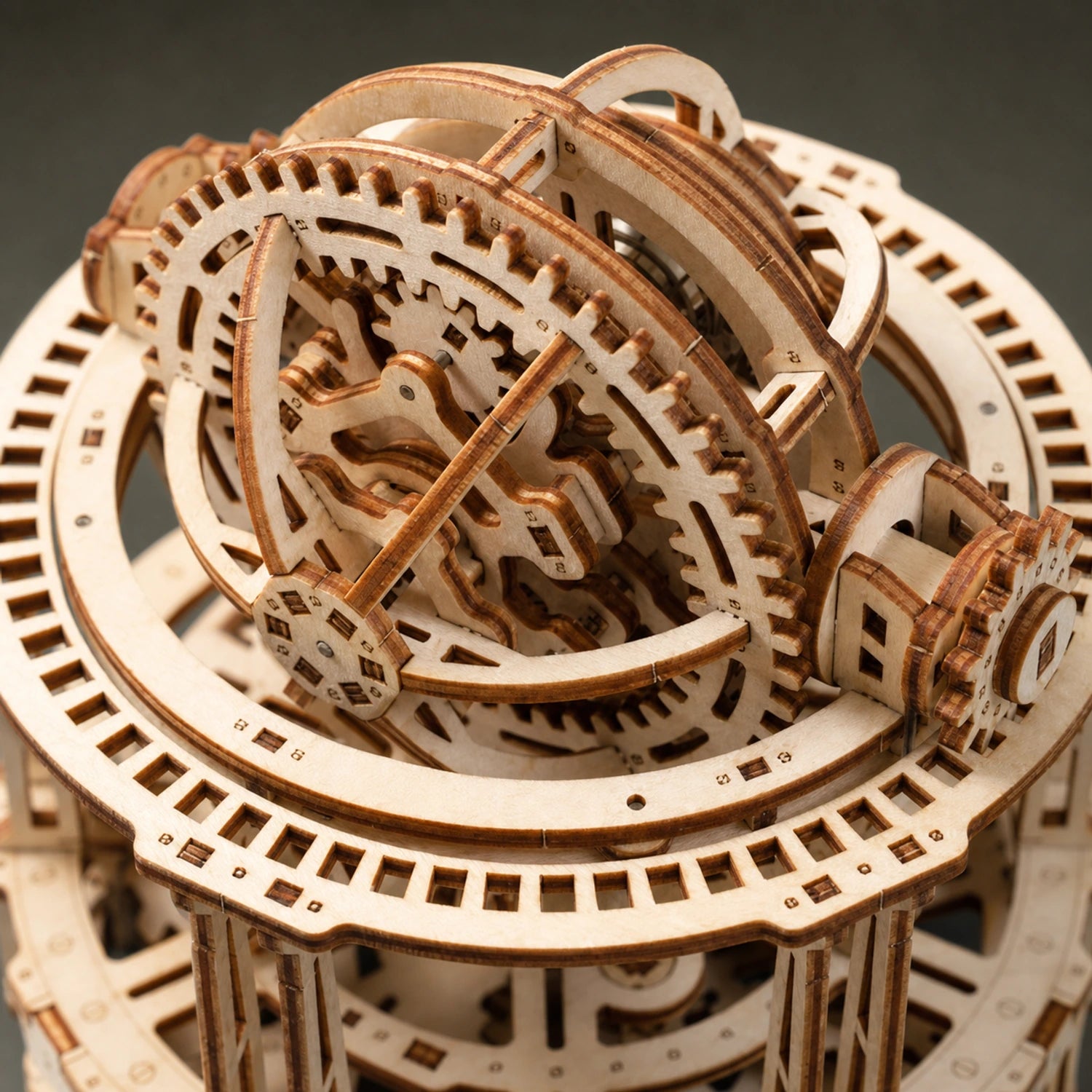 BysageCraft Tourbillon Timer 3D Wooden Puzzle Kit 9