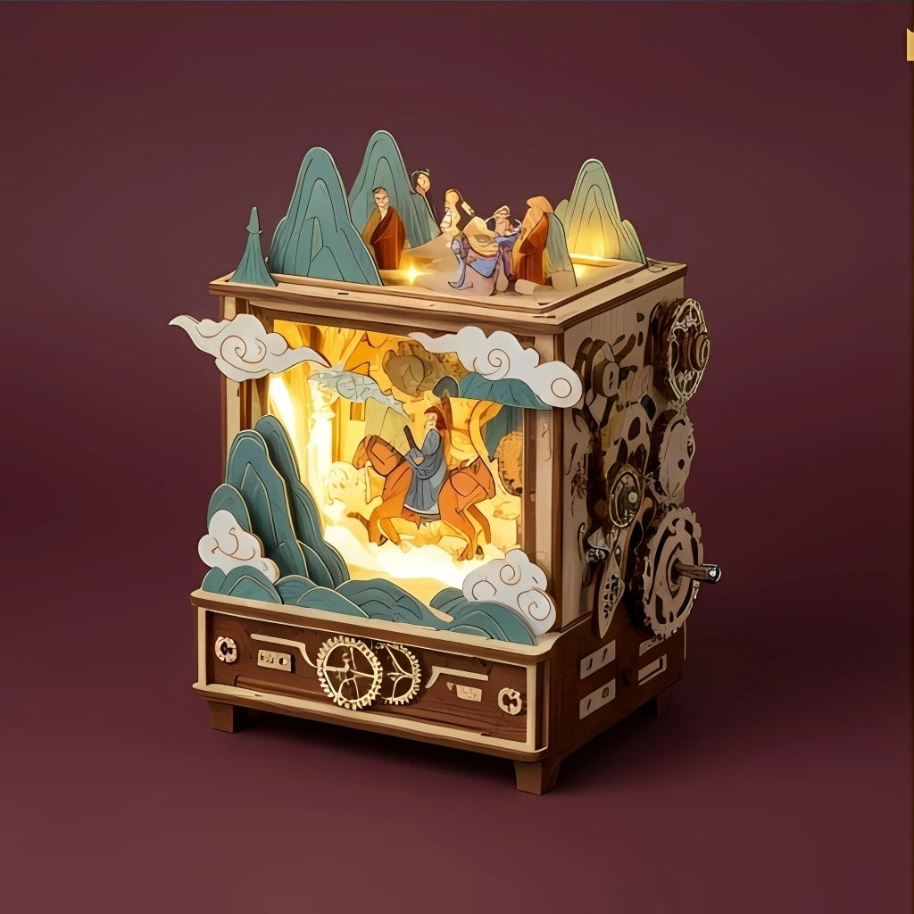 BysageCraft Xuanzang's Journey DIY Music Box Kit 3