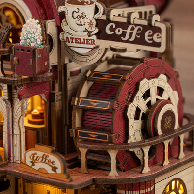 BysageCraft Dessert Time Music Box Wooden Puzzle Kit 11