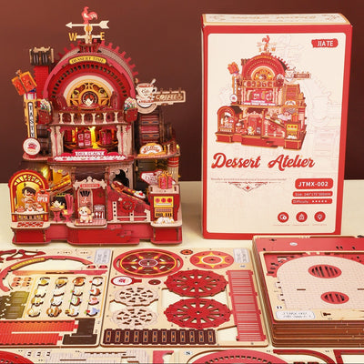 BysageCraft Dessert Time Music Box Wooden Puzzle Kit 2