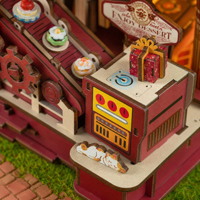 BysageCraft Dessert Time Music Box Wooden Puzzle Kit 9