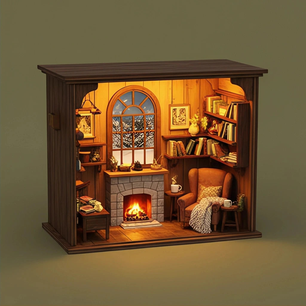 BysageCraft DIY Cozy Book Nook Kit 3
