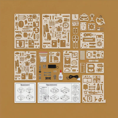 BysageCraft DIY Owl Bookstore Book Nook Miniature Wooden Assembly Model Kit 4