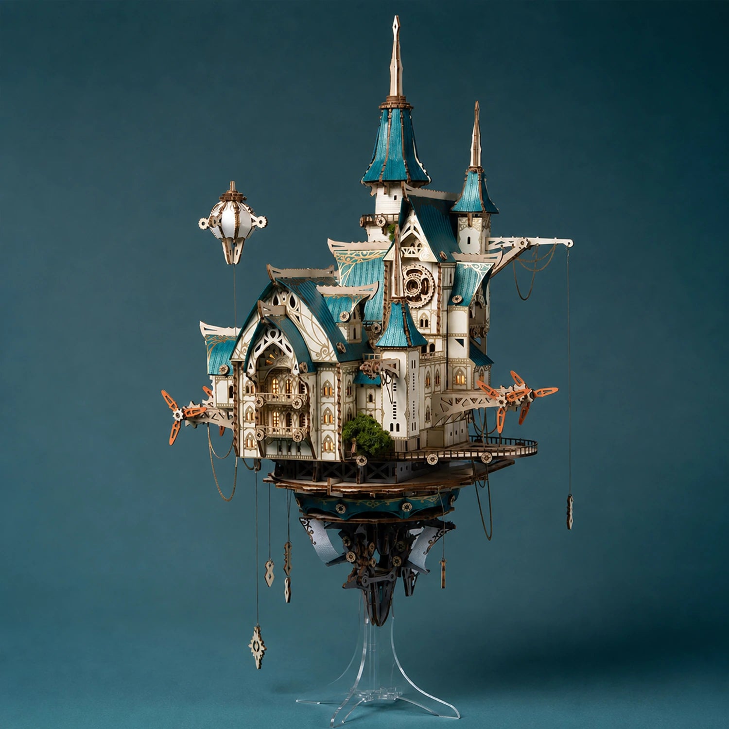 BysageCraft Fantasy Steam Castle 3D Wooden Puzzle Model Kit 1