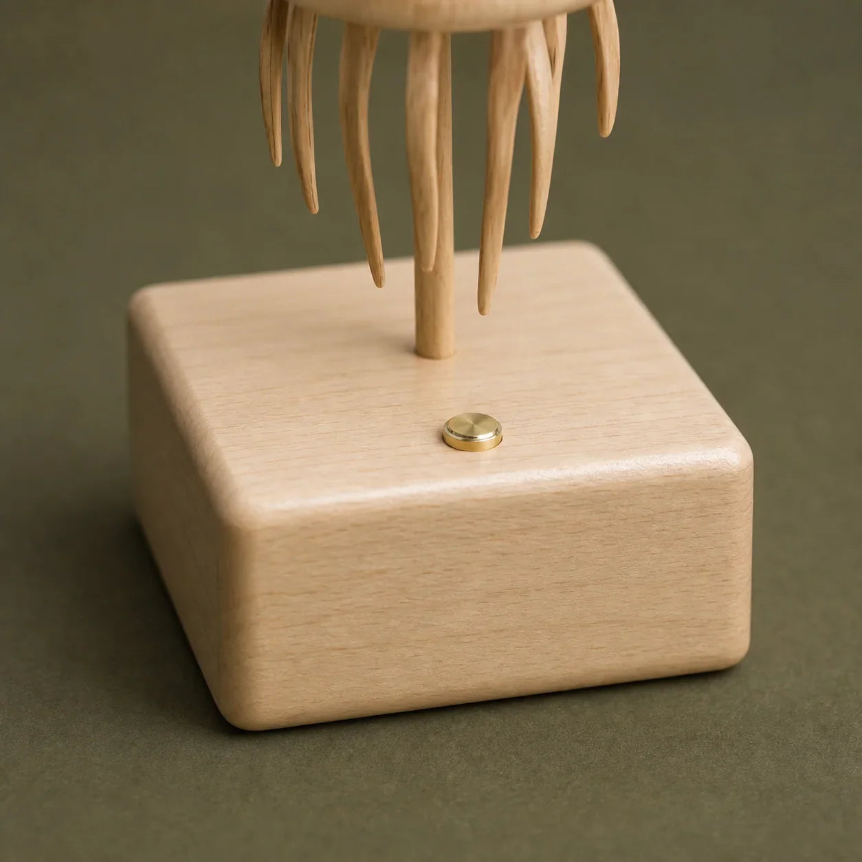 BysageCraft Floating Jellyfish Wooden Kinetic Sculpture Mechanical Tabletop Display 3