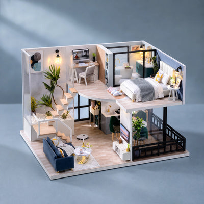 BysageCraft Happy Time DIY Miniature House Kit 1
