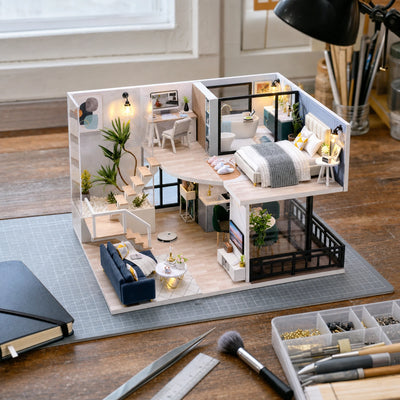 BysageCraft Happy Time DIY Miniature House Kit 9