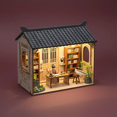 BysageCraft Ink Rhyme Study DIY Book Nook 3
