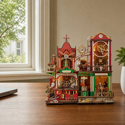BysageCraft Joey Time Post Office Wooden 3D Puzzle Kit 13