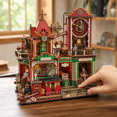 BysageCraft Joey Time Post Office Wooden 3D Puzzle Kit 6