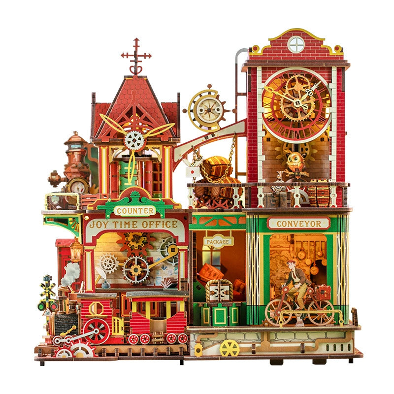 BysageCraft Joey Time Post Office Wooden 3D Puzzle Kit 9