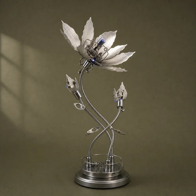 BysageCraft Mechanical Lycoris Metal Model Kit for Illuminated Kinetic Flower Sculpture 11