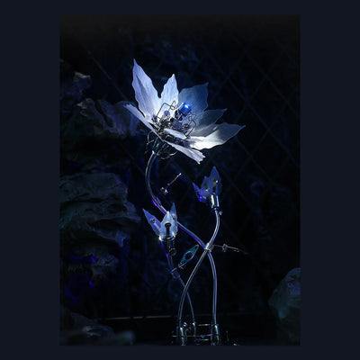 BysageCraft Mechanical Lycoris Metal Model Kit for Illuminated Kinetic Flower Sculpture 2
