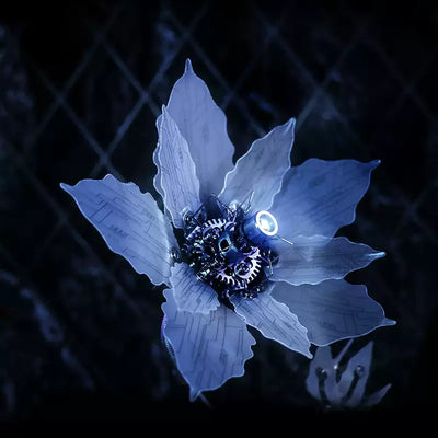 BysageCraft Mechanical Lycoris Metal Model Kit for Illuminated Kinetic Flower Sculpture 5