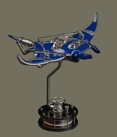 BysageCraft Mechanical Manta Ray  3D Metal Puzzle Model Kit 1