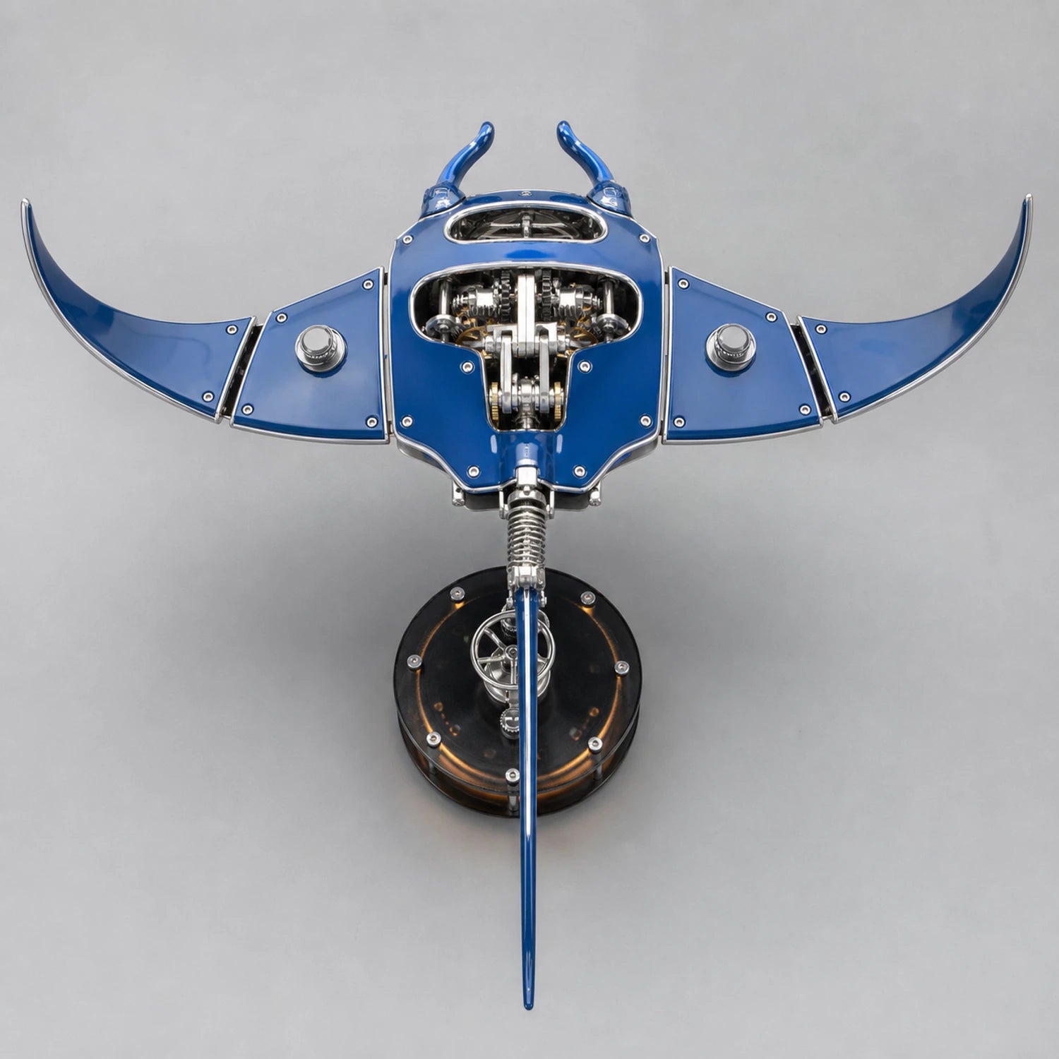 BysageCraft Mechanical Manta Ray  3D Metal Puzzle Model Kit 13