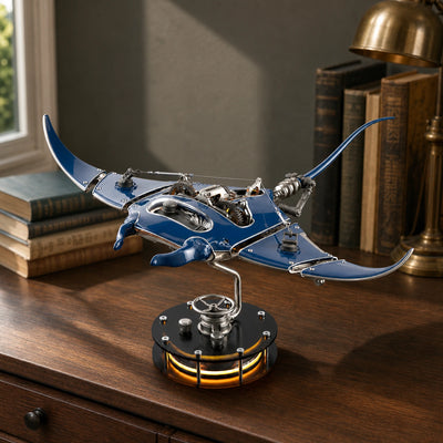 BysageCraft Mechanical Manta Ray  3D Metal Puzzle Model Kit 5