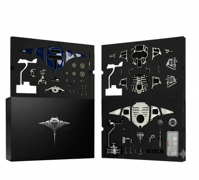 BysageCraft Mechanical Manta Ray  3D Metal Puzzle Model Kit 8