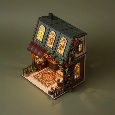 BysageCraft Rose Detective Agency DIY Book Nook Kit 2
