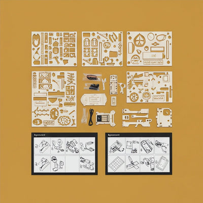 BysageCraft Secret Melody DIY Book Nook Kit 4