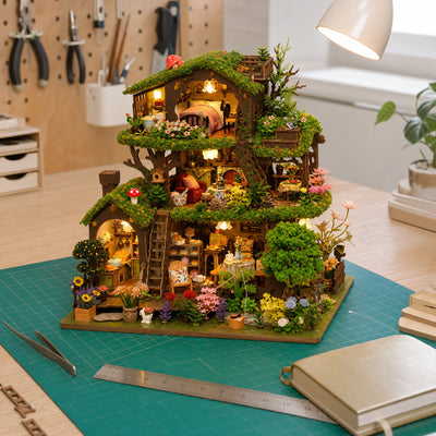 BysageCraft Time Treehouse DIY Miniature Kit 10