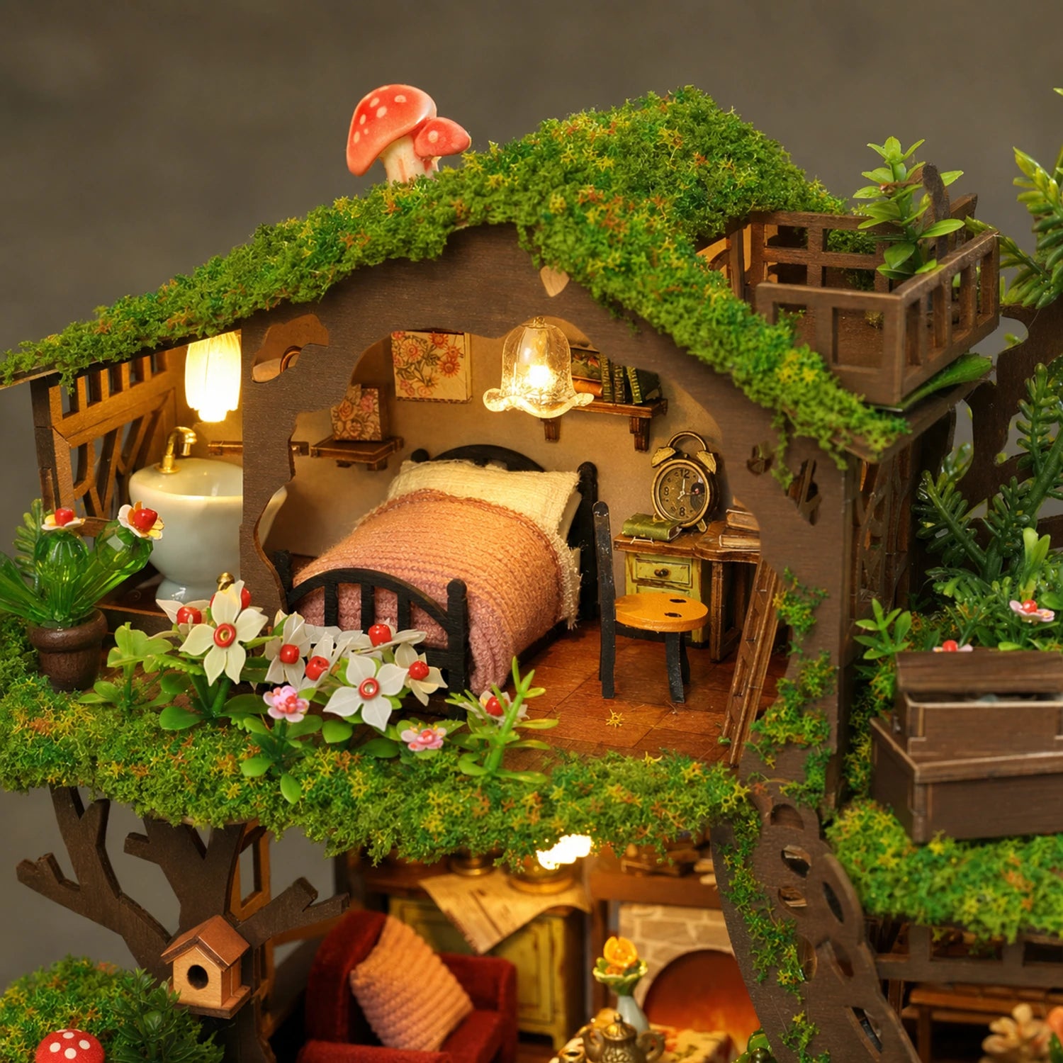 BysageCraft Time Treehouse DIY Miniature Kit 5