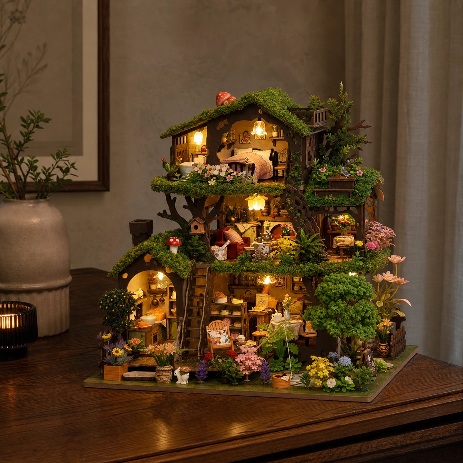 BysageCraft Time Treehouse DIY Miniature Kit 7