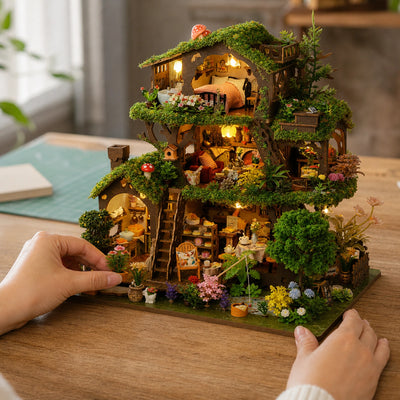 BysageCraft Time Treehouse DIY Miniature Kit 8