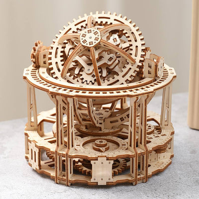BysageCraft Tourbillon Timer 3D Wooden Puzzle Kit 1