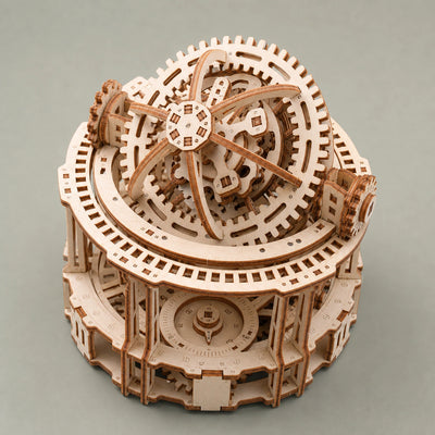 BysageCraft Tourbillon Timer 3D Wooden Puzzle Kit 10